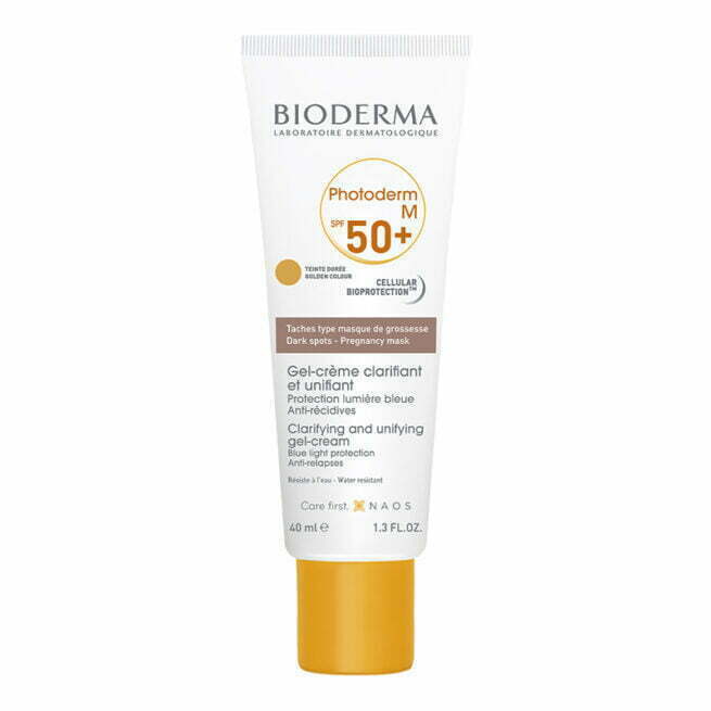BIODERMA PHOTODERM M GEL CREMA 50+ PIEL CON MANCHAS/PAÑO MIXTA A GRASA TONO DORADO